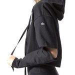 Alo Yoga  Peak Hoodie Sweatshirt Black Small Photo 7