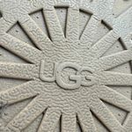 UGG  Disquette Suede Sheep Skin Slip On Closed Round Toe Platfrom Clog Slippers 8 Photo 5