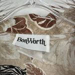 Bonworth  Zebra Novelty Printed Short Sleeve Button-Up Shirt Women's Size XL Photo 4