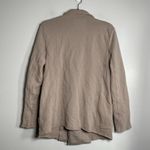 FRANK & EILEEN Belfast Triple Fleece Peacoat Beige Taupe Small Minimalist Career Photo 4