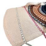 Madewell  NEW Brookdale Fair Isle Turtleneck Sweater Alpaca Cream Navy Orange XXL Photo 12