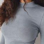 Free People Rickie Long Sleeve Top in Grey Haze Size XS Grunge Layering Thermal Photo 4