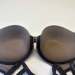 Victoria's Secret  Very Sexy Push Up Bra Tan Satin Lace Soft Cup Caged Size 36C Photo 7