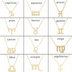 🆕Scorpio Zodiac Astrology Pendant Necklace Gold Photo 2