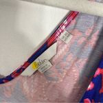 Boden Effie Dress Strawberry Daiquiri Wild Flora Blue Pink Floral Print 4R Size 4 Photo 4