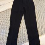 Cousin Couture Black Split Hem Stretch Pants Photo 0