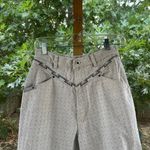 Blaze Women's Vintage Western Jeans Grey Printed Size 7/27 Gray Photo 2