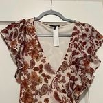 Drew VTG Vanilla Vintage Cottagecore Floral Ruffle Maxi Dress with Waist Tie NWT Photo 5