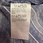 Susan Graver  Roll Tab Button-up Blouse Top Sz Petite M Linen Blend Photo 6