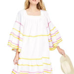 Lisa Marie Fernandez x Target White‎ Linen Blend Dress with Ric Photo 0