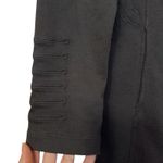 Soft Surroundings  Embroidered Jacket Cardigan Small Gray Military Grunge Goth Photo 8