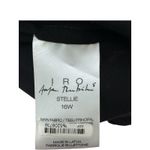 IRO Stellie Draped Belted Sleeveless Black Mini Dress 38 LBD Going Out Party Photo 6