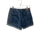 American Eagle Women's Size 10 Medium Washed Blue Denim Mom Short Photo 2