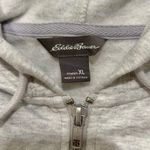 Eddie Bauer  EB Retro Logo Graphic Full-Zip Hoodie Sweatshirt Gray Size XL Photo 4