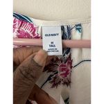 Old Navy  Floral Rose Print Long Sleeve V-Neck Blouse Size M Tall Photo 2