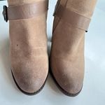 Kelsi Dagger KELSI DAGGER HEELED ANKLE BOOTS STRAP TAN SUEDE BOOTIES WOMENS SIZE 8.5 Photo 2