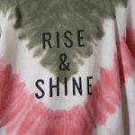 Aerie Rise & Shine Tie Dye Sweatshirt Oversized Pullover Size XS Sweater Photo 3