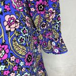 Matilda Jane  THOUGHTS AND DREAMS Dress Boho Hi Lo Floral Rayon Lace Sz M Photo 9