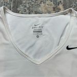 Nike Women's White Dri-FIT Tank Top Photo 1