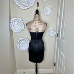 Pompous Girly Black Strapless Satin Retro Style Cocktail Dress Size 5 Photo 6
