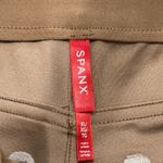 Spanx NEW  - Leather-Like Straight Leg Pant Luxe Toffee Tan Pull On Minimalist XL Photo 2