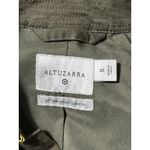 Altuzarra x Target Olive Green Black Belted Trench Coat Size Small Photo 4