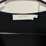 ASTR  the Label Black Cinched Cut out long sleeve bodysuit size medium Photo 2