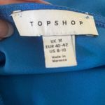 Topshop One Shoulder Dress Bodycon Asymmetrical Cobalt Blue M Photo 5