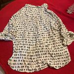Jane and Delancey  White Patterned Blouse Photo 6