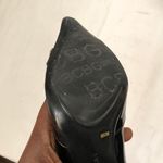 BCBGirls Y2K Patent Black BCBG silver buckle office siren core preppy academia high heels 3” stiletto-6B #gothic #whimsygoth Photo 4