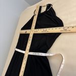 JBS Cocktail Dress Women's Large Black Halter Choker Hardware Sleeveless Lined Photo 10