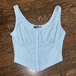 Blue Cropped tank top XS Photo 1
