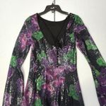 The Wolf Gang Lenee Sequin Long Sleeve maxi Dress Photo 10