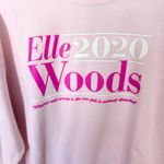 Gildan Pink crewneck sweatshirt ELLE WOODS 2020 LARGE Photo 1