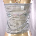 Zuliana Grey Mesh Short Sarong Made in USA. New With Tags Gray Size undefined Photo 3