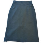 Worthington  Women’s Career Skirt Black Ruffled Back Hem Size 4 Photo 0