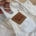 Levi's Levi’s White denim overall dress Sz S with pockets #denimdress Photo 3