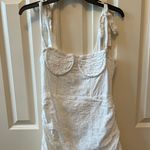 LIONESS  White Crochet Detail Bustier Dress Photo 1