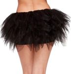Spirit Halloween  Black Shredded Short Tutu One Size Fits Most Photo 5