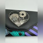 Disney A Rare Nightmare Before Christmas Jack and Sally HTF Faux Leather Snap Wallet Photo 6