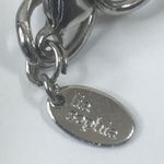 Lia Sophia  Navy Blue Large Cabochon Pendant Necklace in Silver New with Tags 39" Photo 3