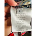 La Double J Blue Floral Long Sleeve Crewneck Tie Sleeves Sporty Dress Size Small Photo 9