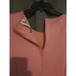 LC Lauren Conrad Pink Lace Fit & Flare Dress, Sz 12, Pleated Crew Neck, Pullover Photo 5