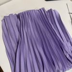ZARA  Lilac Pleated Midi Skirt EUC Photo 4