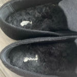 Birdies  Felted Wool Lined Ballet Flats House Shoes Slippers Black size 9 Photo 3