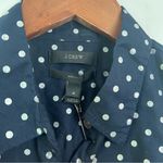 J.Crew  |Navy and Silver Casual “Perfect”Button Down Shirt sz4 Photo 1