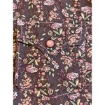 Cruel Girl  Floral Print Pearl Snap Western Long Sleeve Shirt Brown Pink Women XL Photo 7