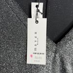 Maven West  Date Night Silver Metallic Shirred Dress W1940 Sz S Photo 5