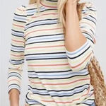 Free People  Striped mock neck Photo 0