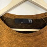 ZARA TRF Burnt Orange Sleeve Stripe Pullover Sweater Size Medium Women’s Photo 1